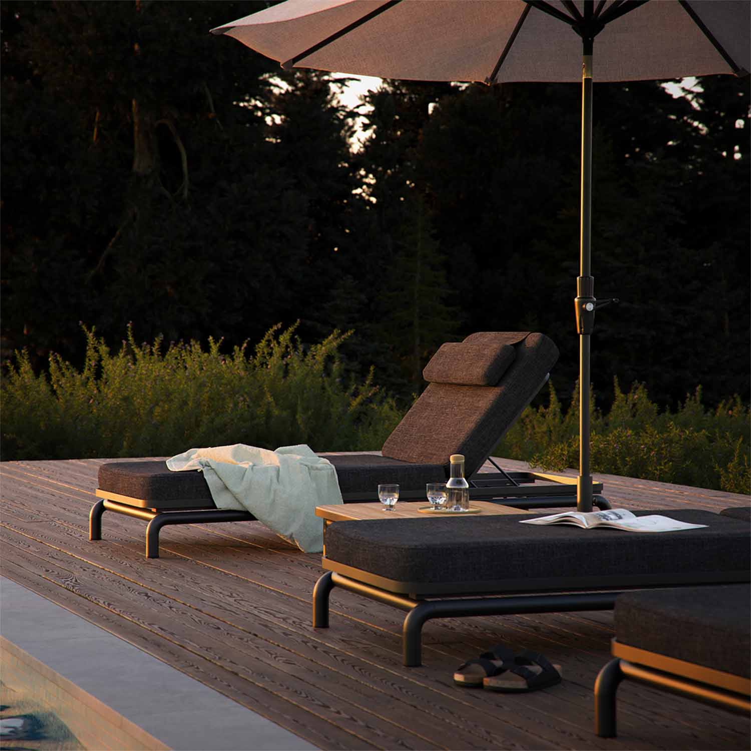 Kirra Sunbed Winter Cover