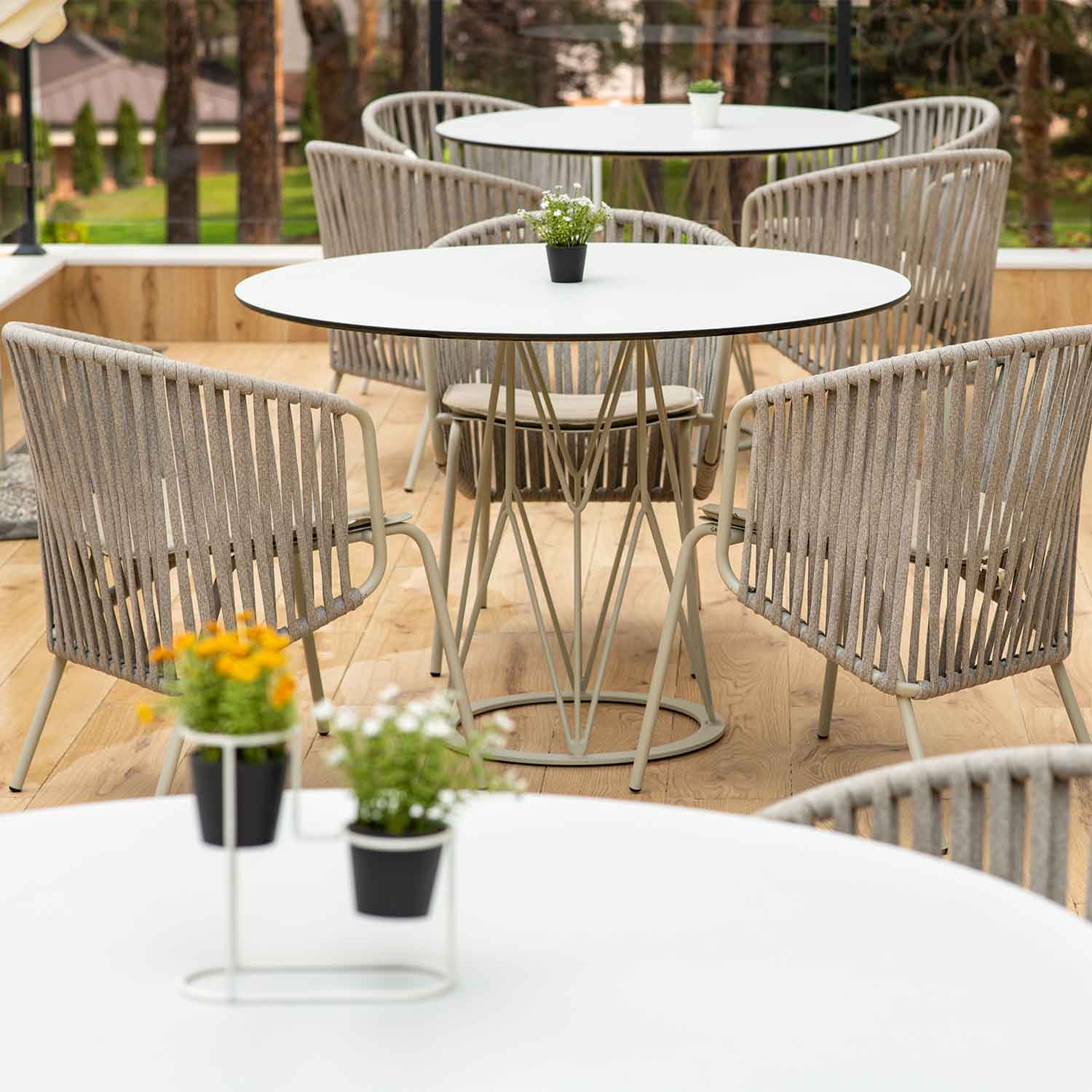 Ataman mesh table - D 1100