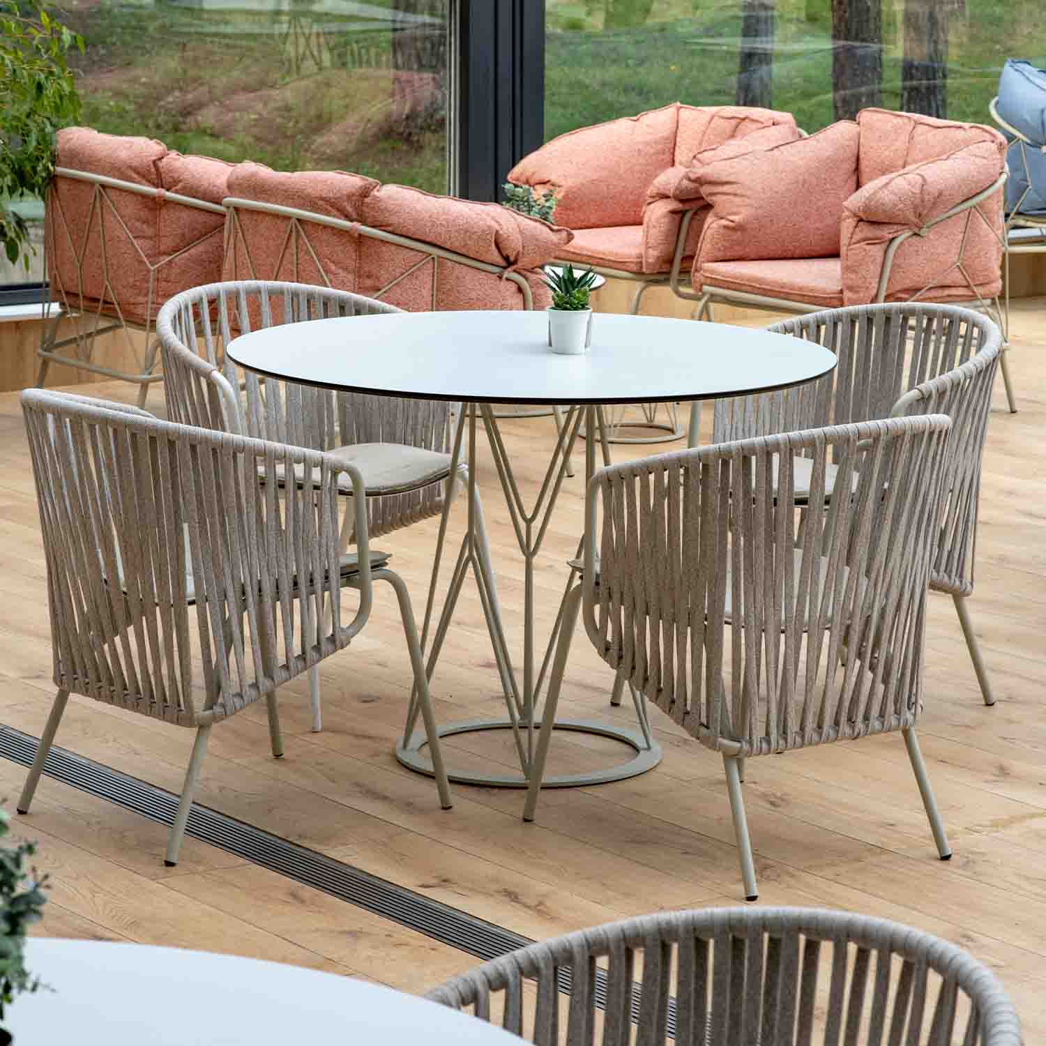 Ataman mesh table - D 1100