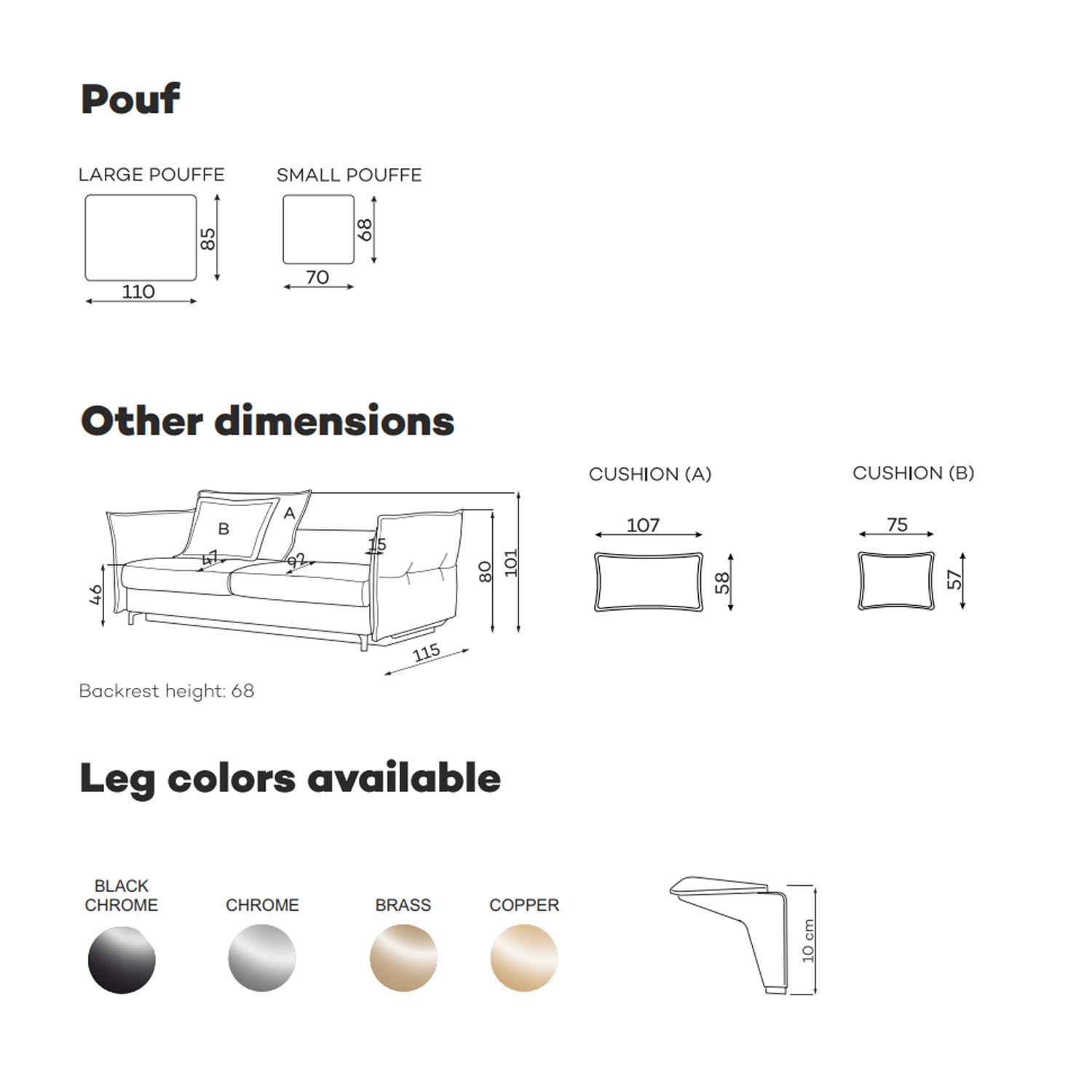 Carmen sofa bed