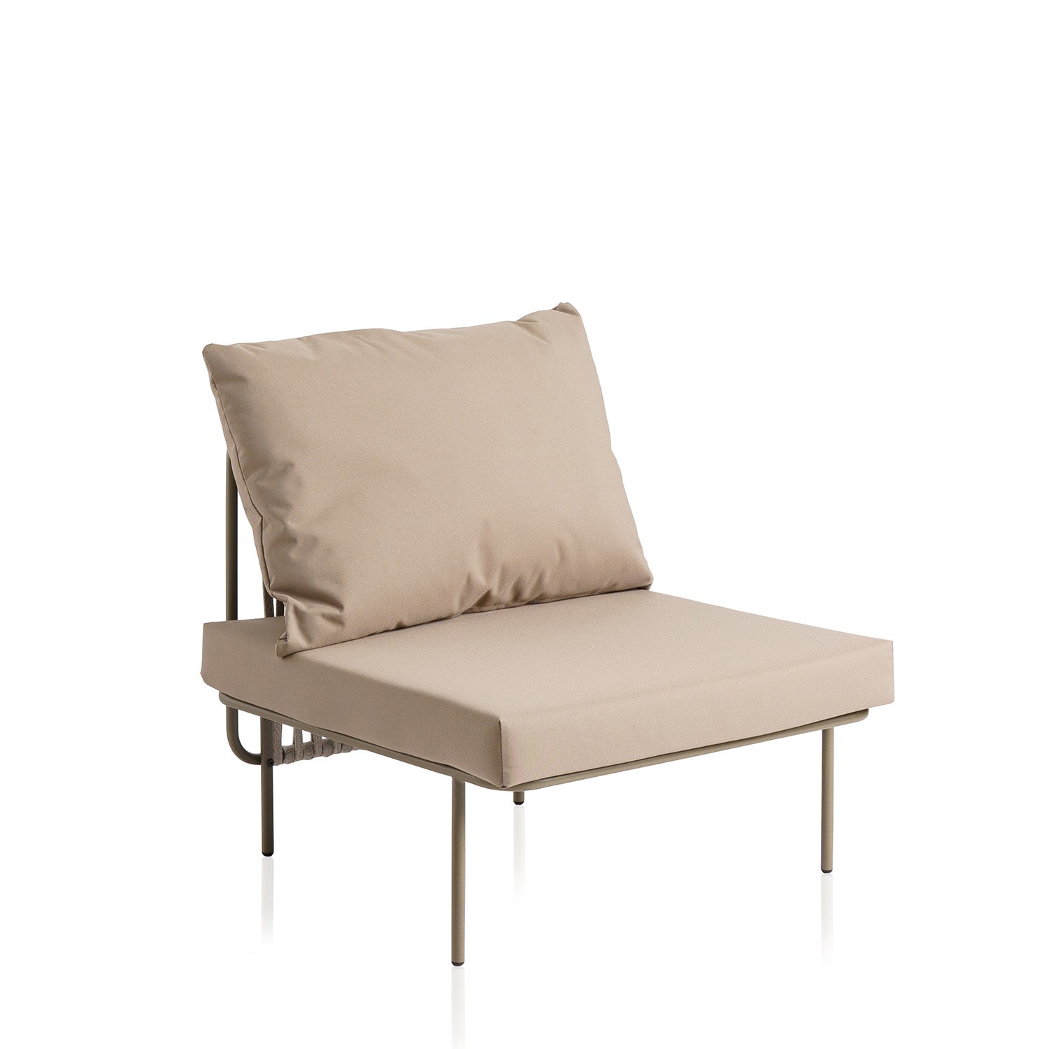 Combo sofa - pouf with backrest