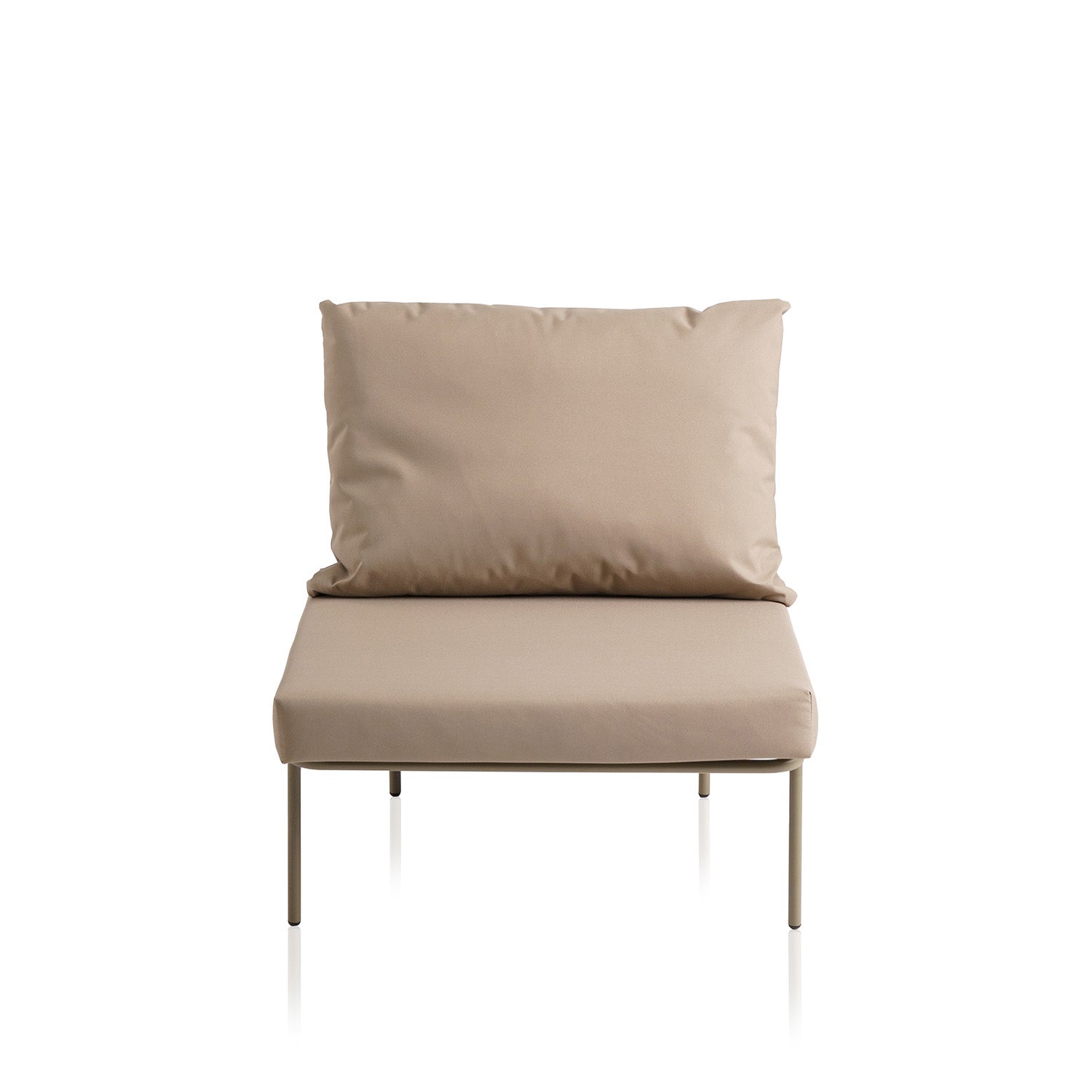 Combo sofa - pouf with backrest