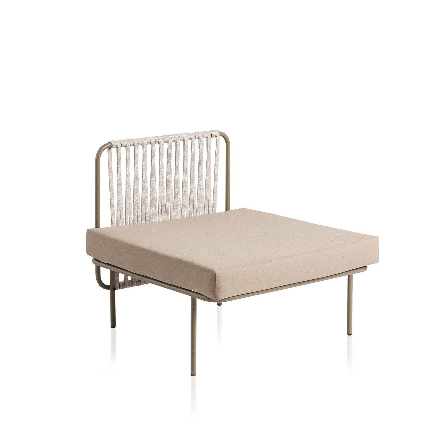 Combo sofa - pouf with backrest