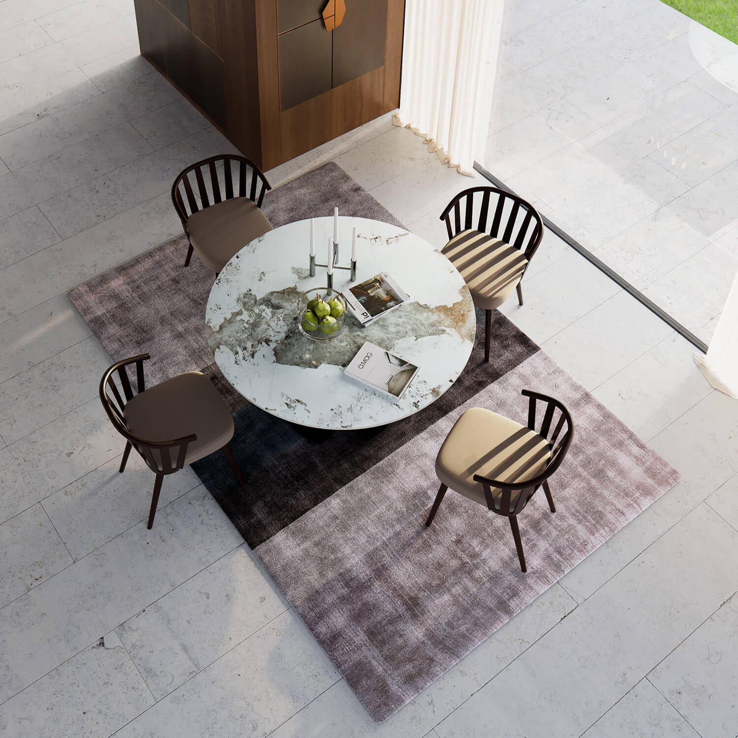 Ceres dining chair, grey