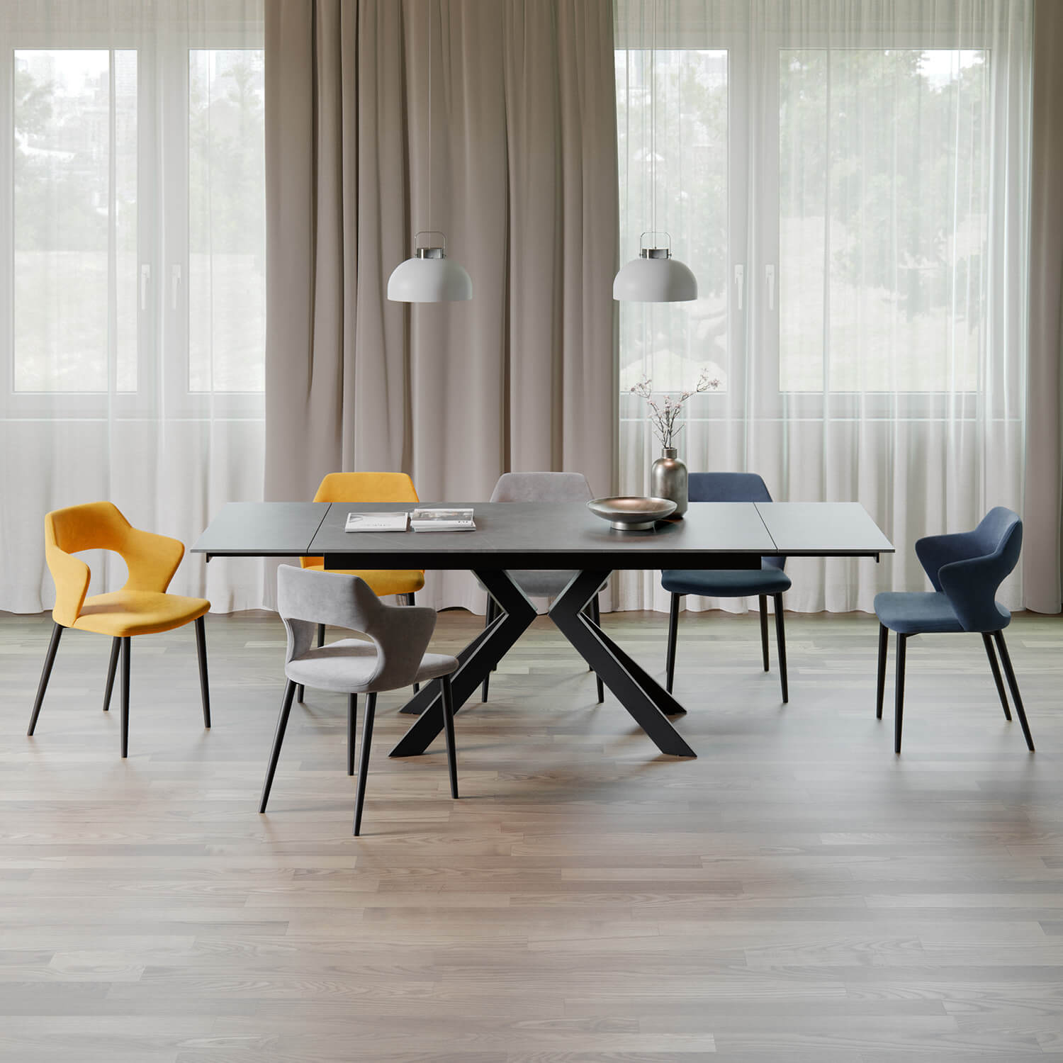 Jedilniški stol z rokonasloni Pretorio BL