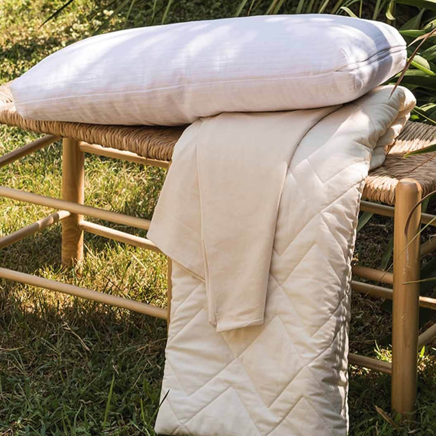 Prešita zaščitna rjuha Top Wool