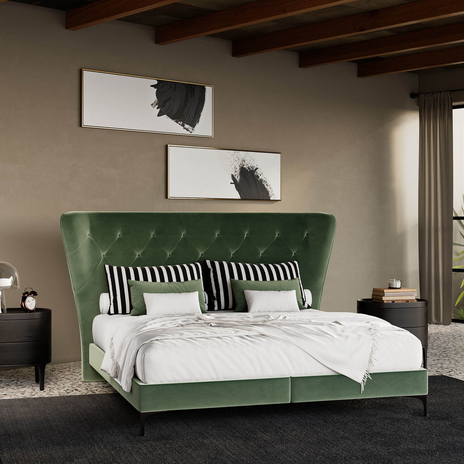 Isania dark oil painting