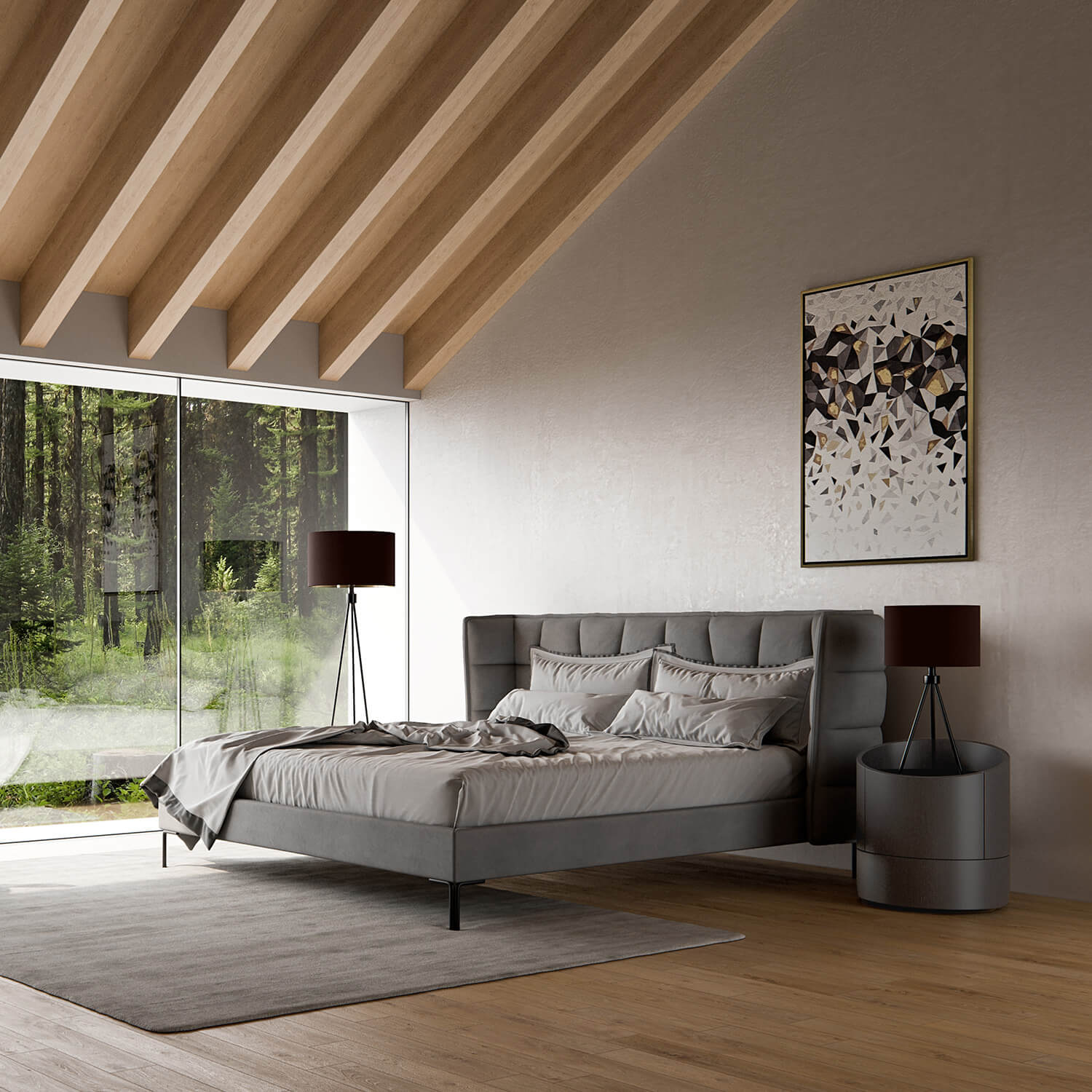 Nizza oil painting - exhibit