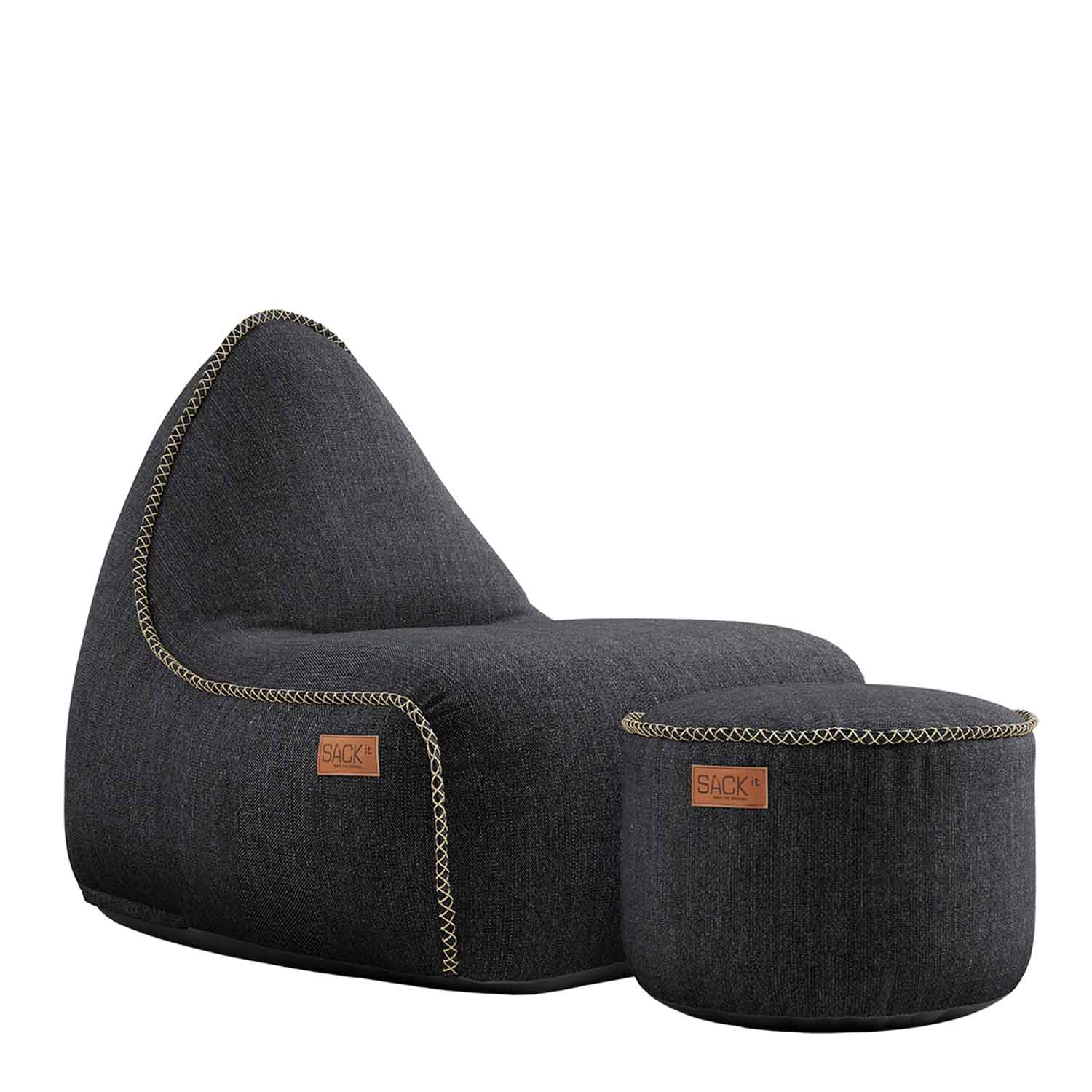 Cobana lounge chair & Pouf