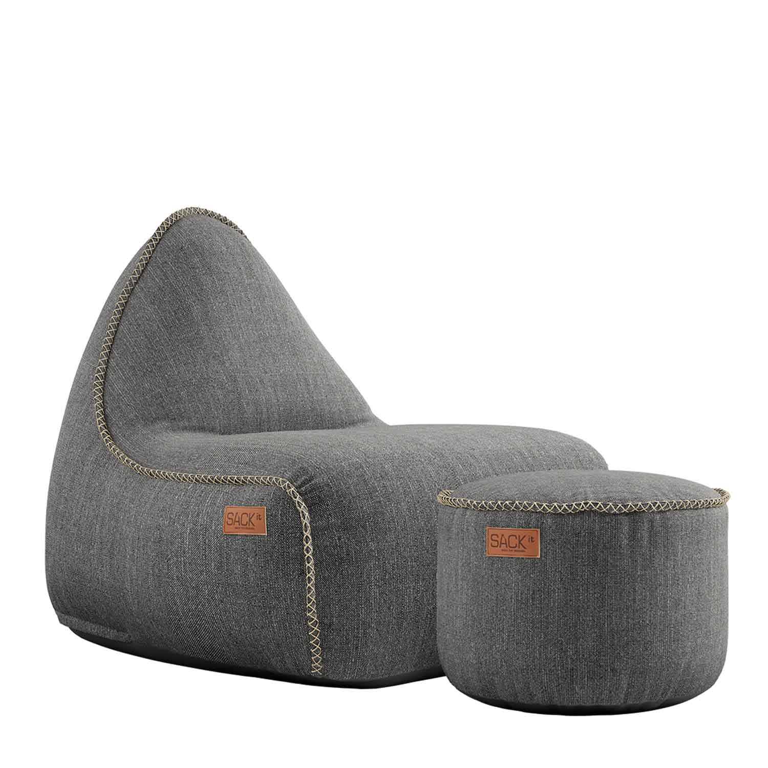 Cobana lounge chair & Pouf