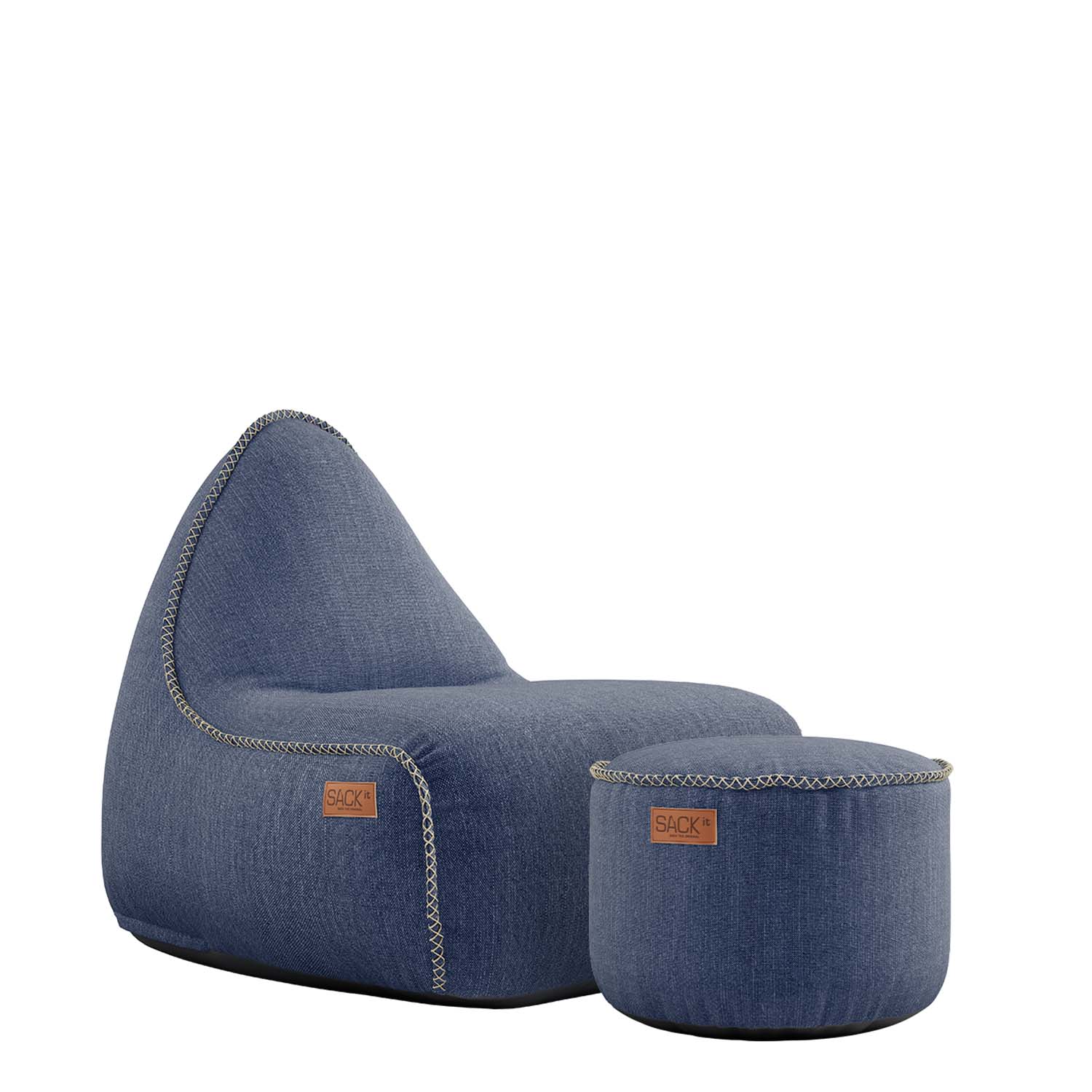 Cobana lounge chair & Pouf