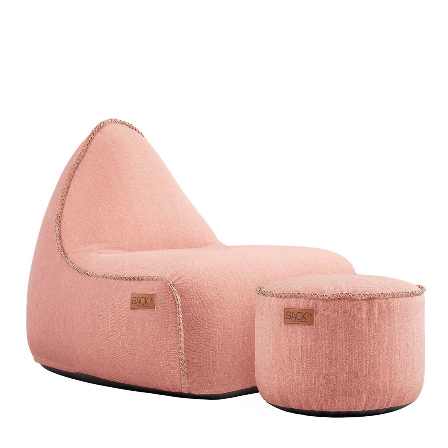 Cobana lounge chair & Pouf