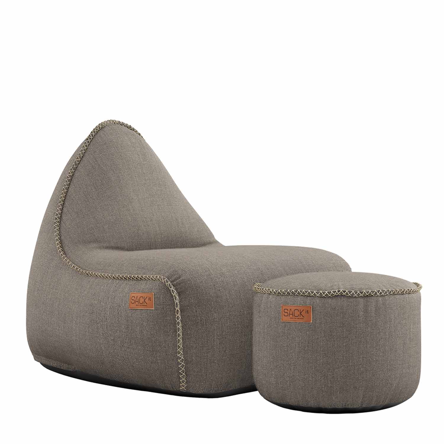Cobana lounge chair & Pouf