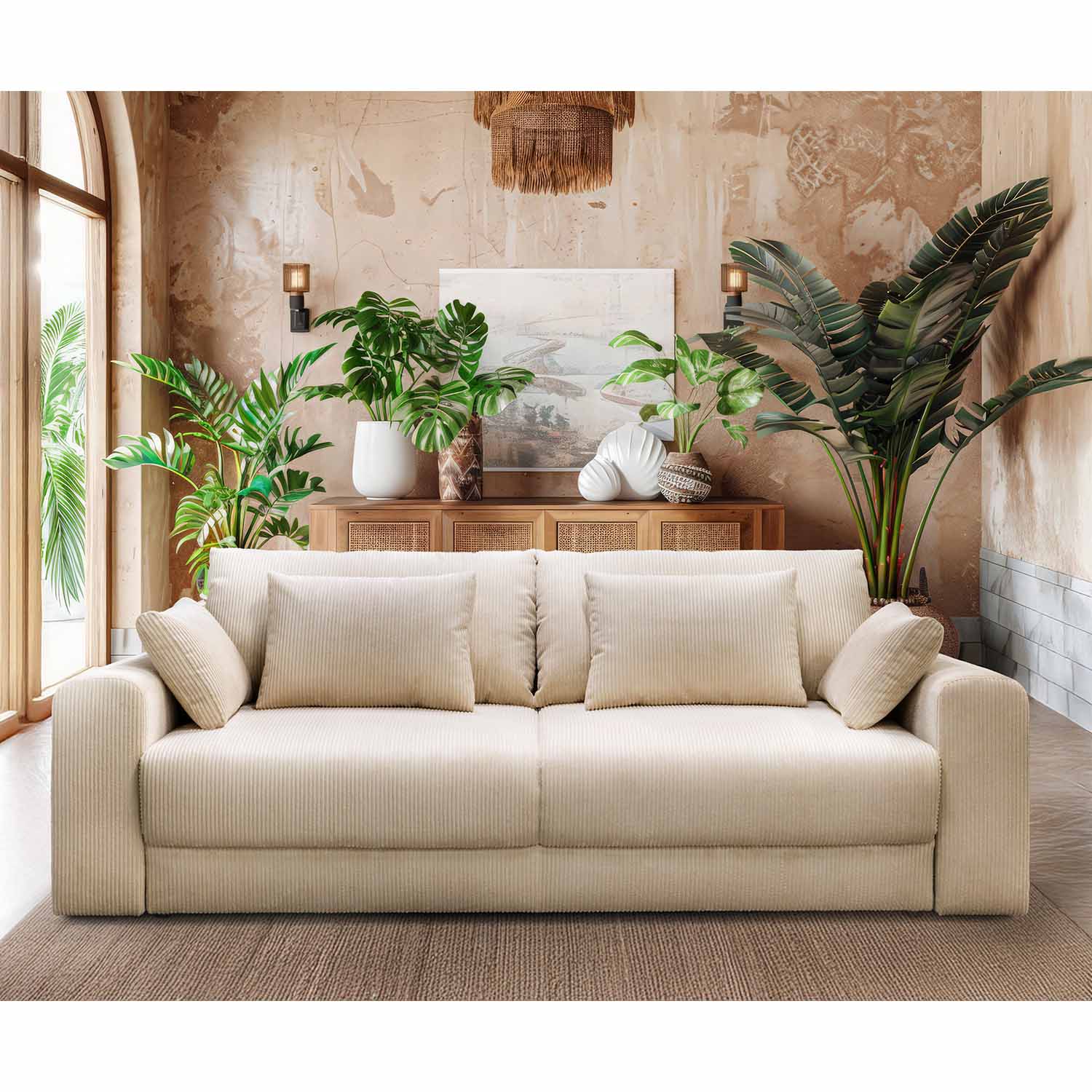 Mega sofa bed - exhibit