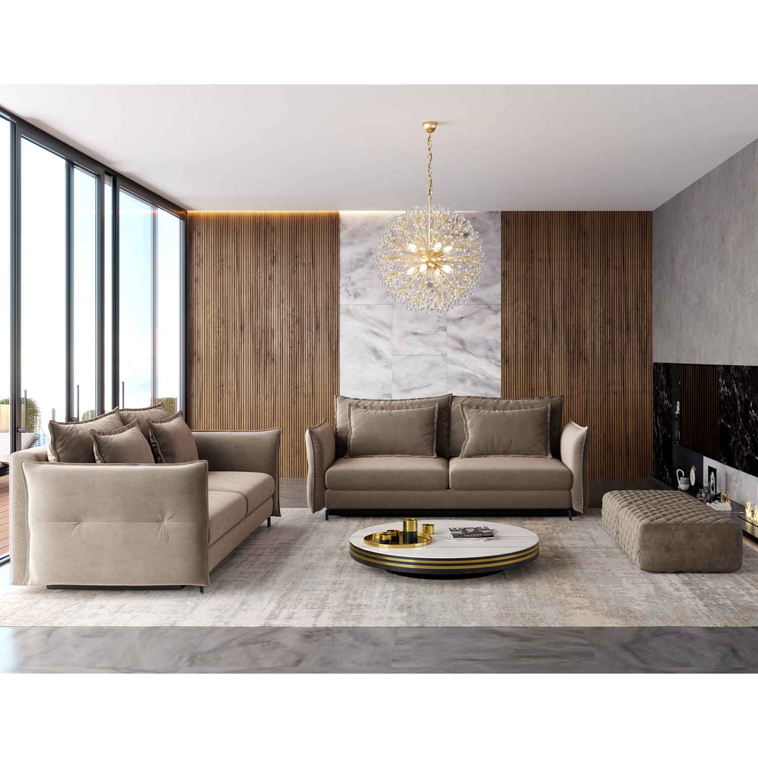 Carmen sofa bed - 3 seater