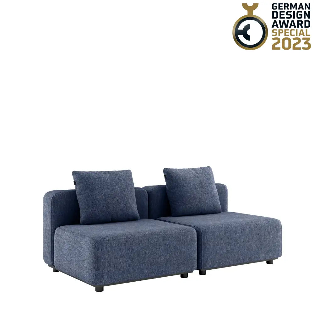Cobana lounge sofa - 3 seater whitout armrest Kirra Indigo Outdoor lounge sofa
