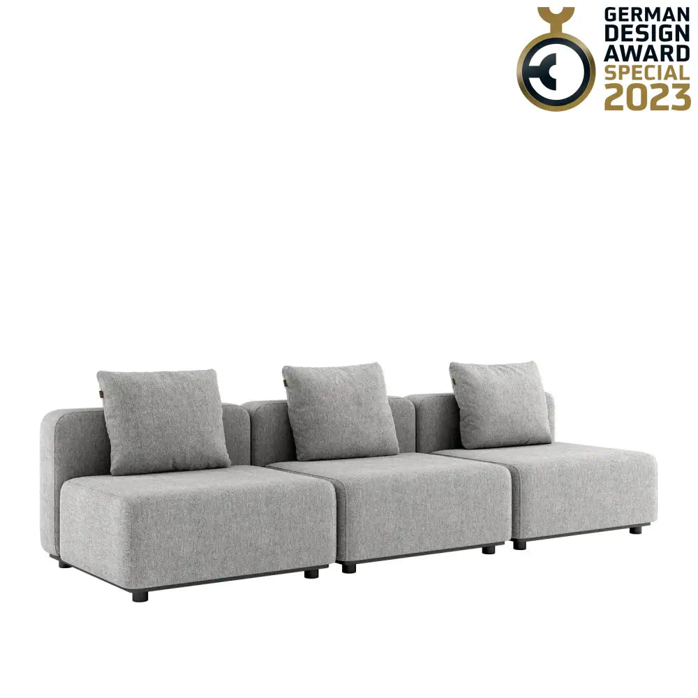 Cobana lounge sofa - 4 seater without armrest Sand Melange Outdoor lounge sofa