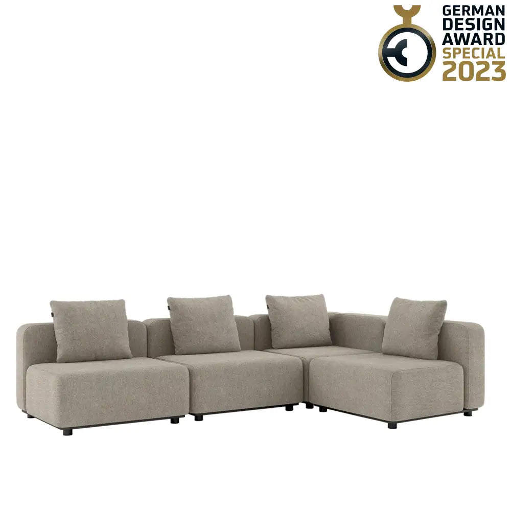 Cobana lounge sofa - 5 seater corner sofa Kirra Sand Outdoor lounge sofa