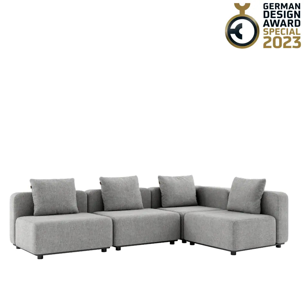 Cobana lounge sofa - 5 seater corner sofa Sand Melange Outdoor lounge sofa