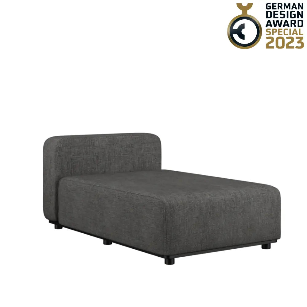 Cobana lounge sofa - Chaiselong module Grey Outdoor lounge sofa