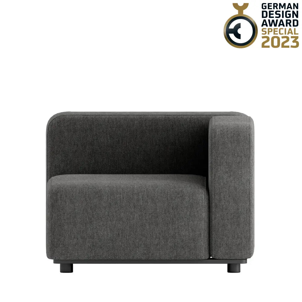 Cobana lounge sofa - Corner section Grey Outdoor lounge sofa