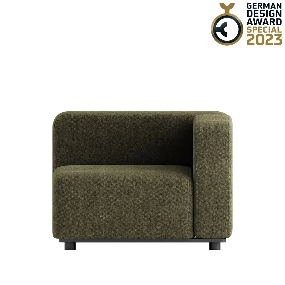 Cobana lounge sofa - Corner section Kirra Olive Outdoor lounge sofa
