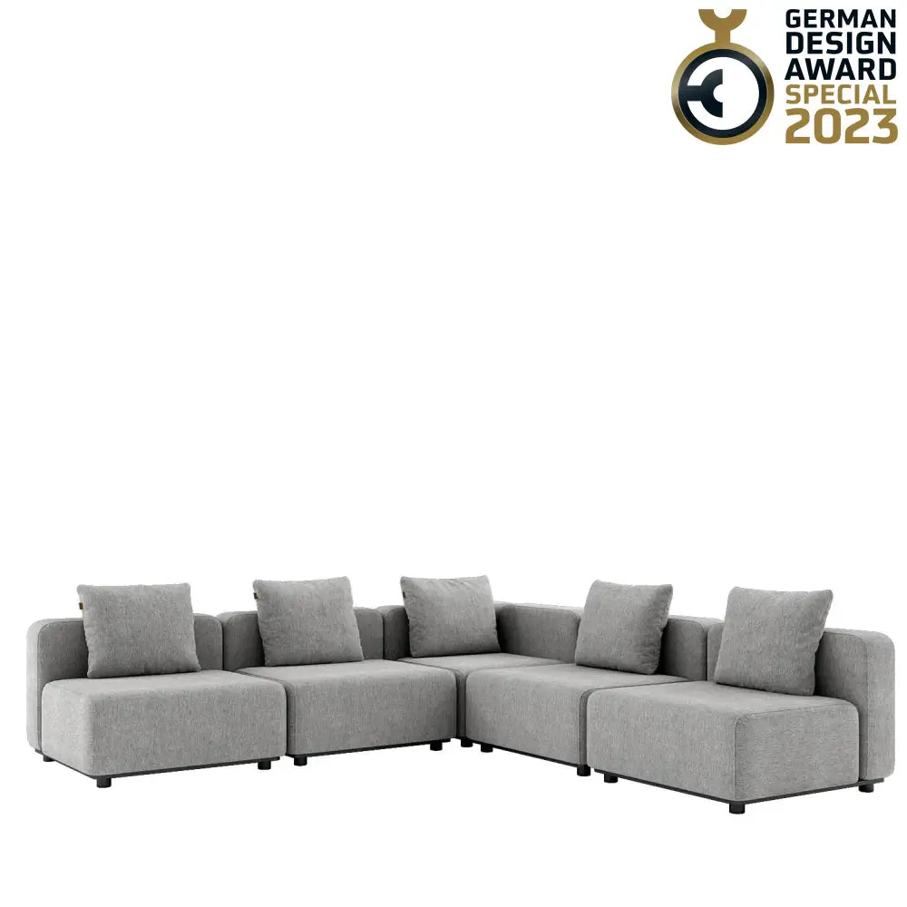 Cobana lounge sofa - Corner sofa whitout armrest Sand Melange Outdoor lounge sofa