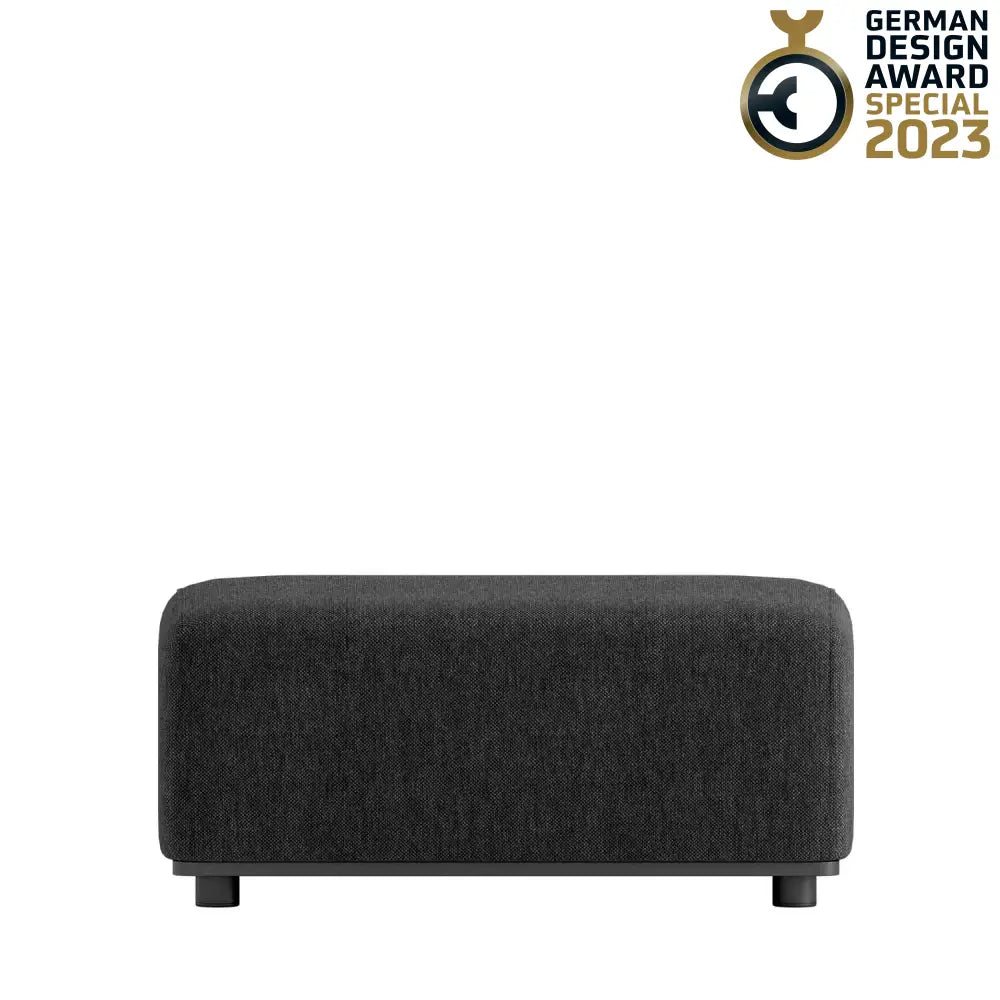 Cobana lounge sofa - Pouf Black Outdoor lounge sofa