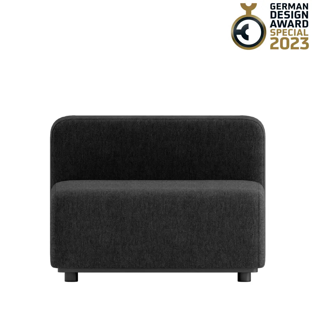 Cobana lounge sofa - Seat section Black Outdoor lounge sofa