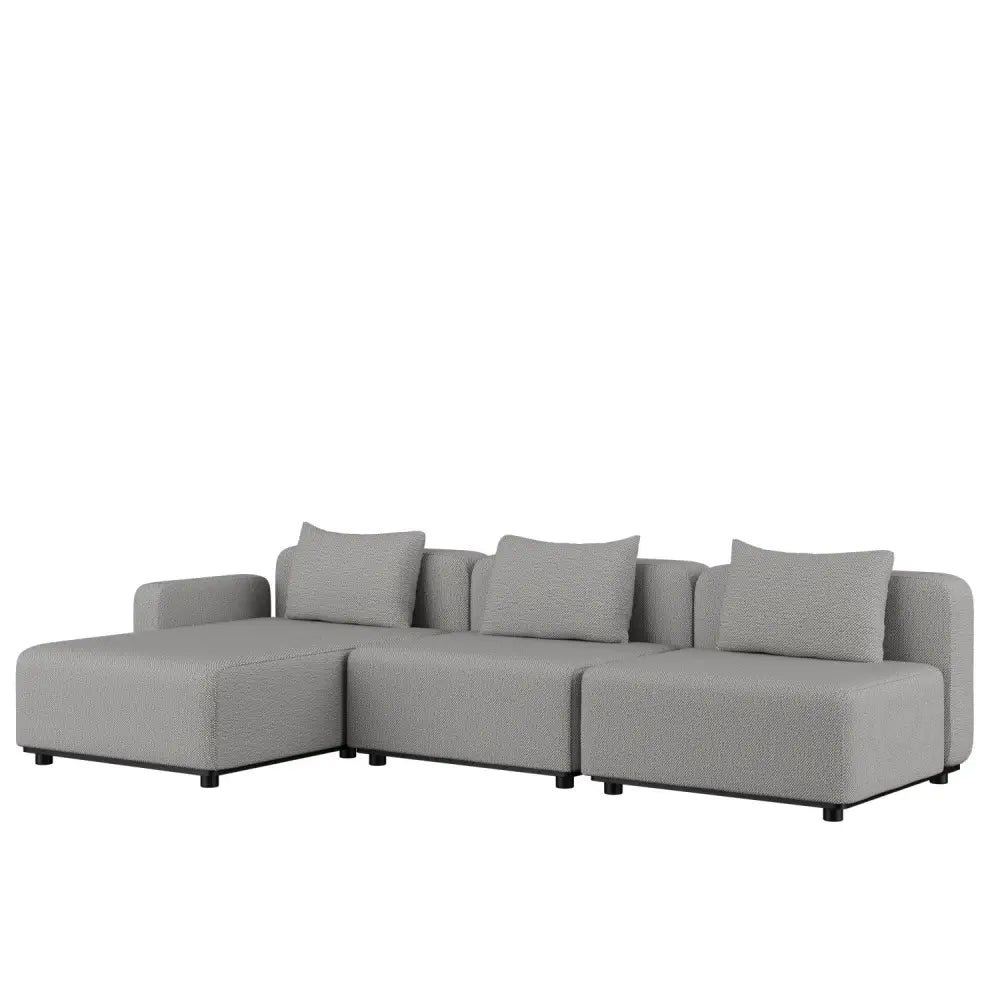 Cobana lounge sofa - with 1 armrest Sand Melange Outdoor lounge sofa
