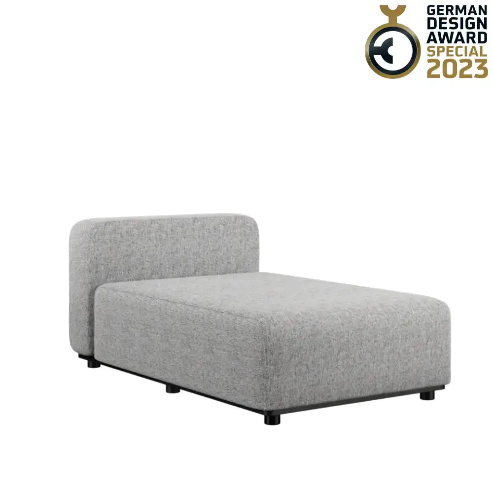 Cobana lounge sofa - Chaiselong module Sand Melange Outdoor lounge sofa