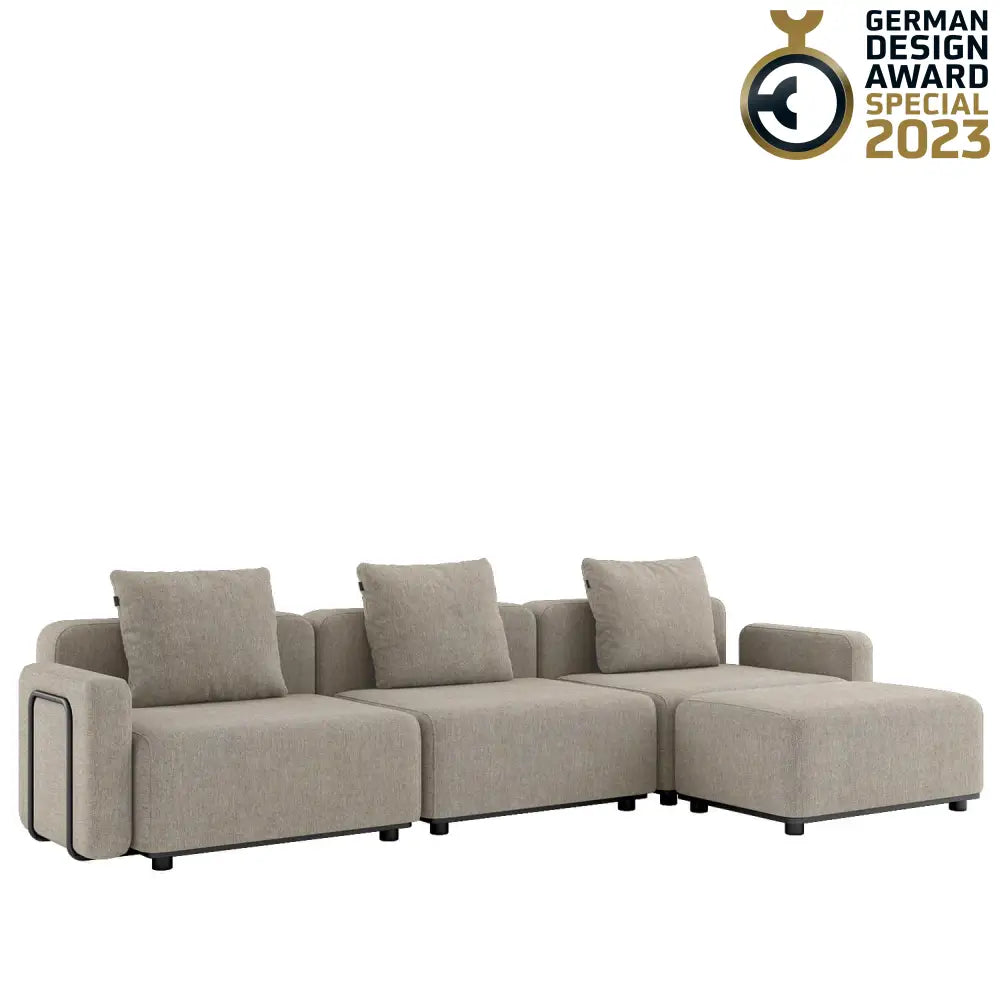 Cobana lounge sofa - with armrest Kirra Sand Outdoor lounge sofa