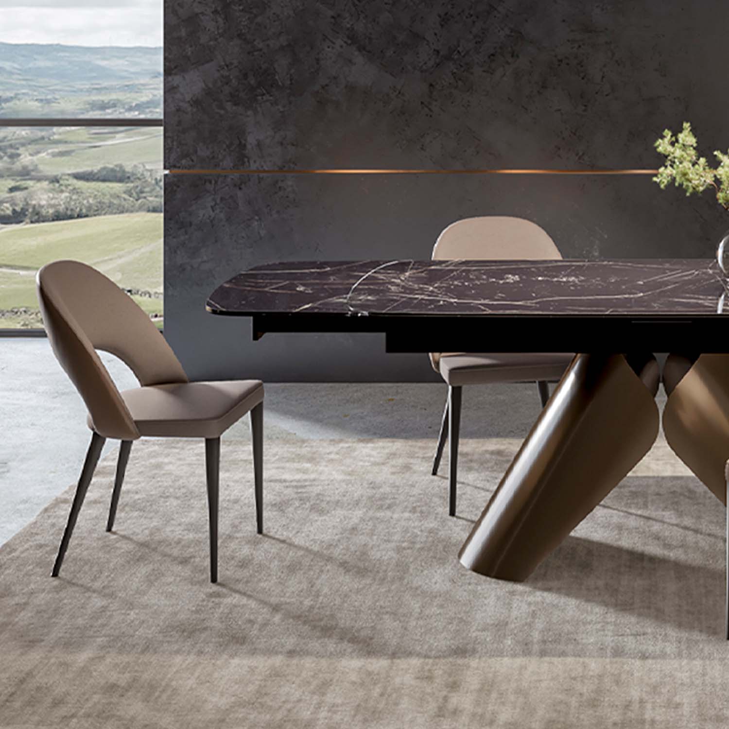 Edessa extension dining table