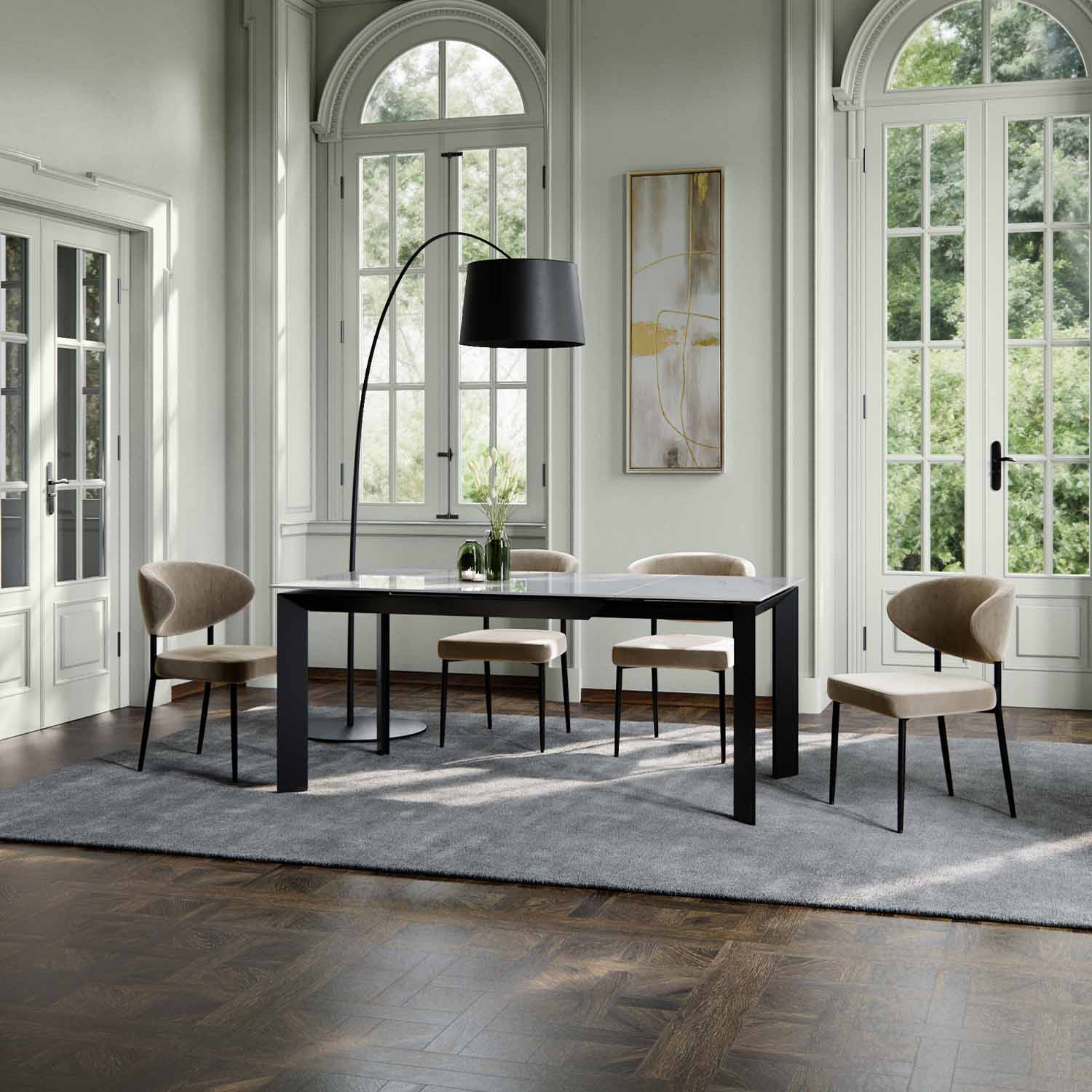 Enezia extension dining table