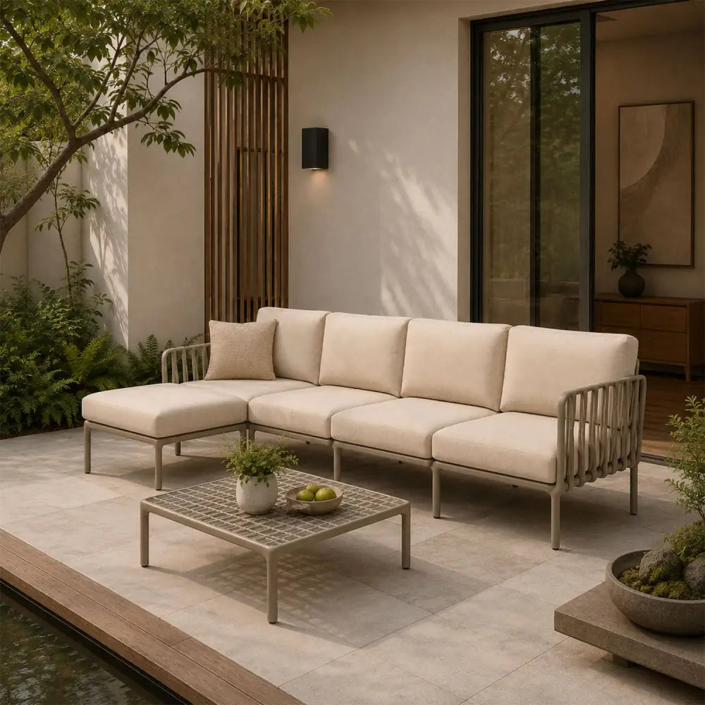 Komodo sofa - exhibit - TORTORA - CANVAS - Outdoor lounge sofa