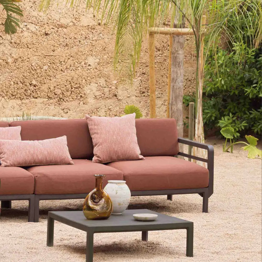 Maximo 5 sofa - Terra cannella - Outdoor lounge sofa