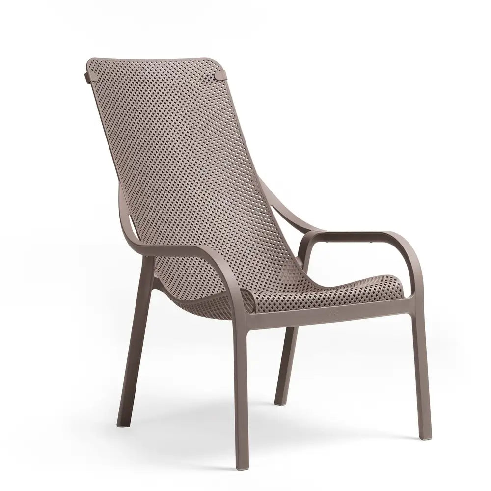 Net lounge chair - Taupe - Outdoor lounge chair