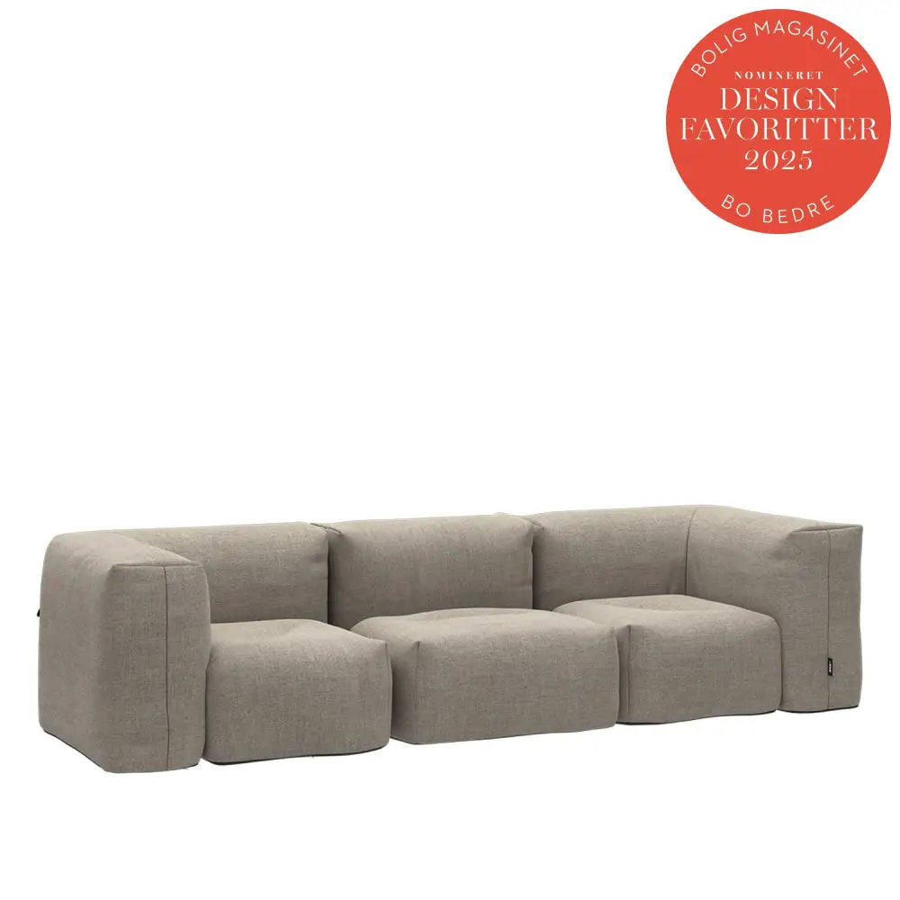Soft lounge sofa - 3 Seater Kirra Sand Outdoor lounge sofa