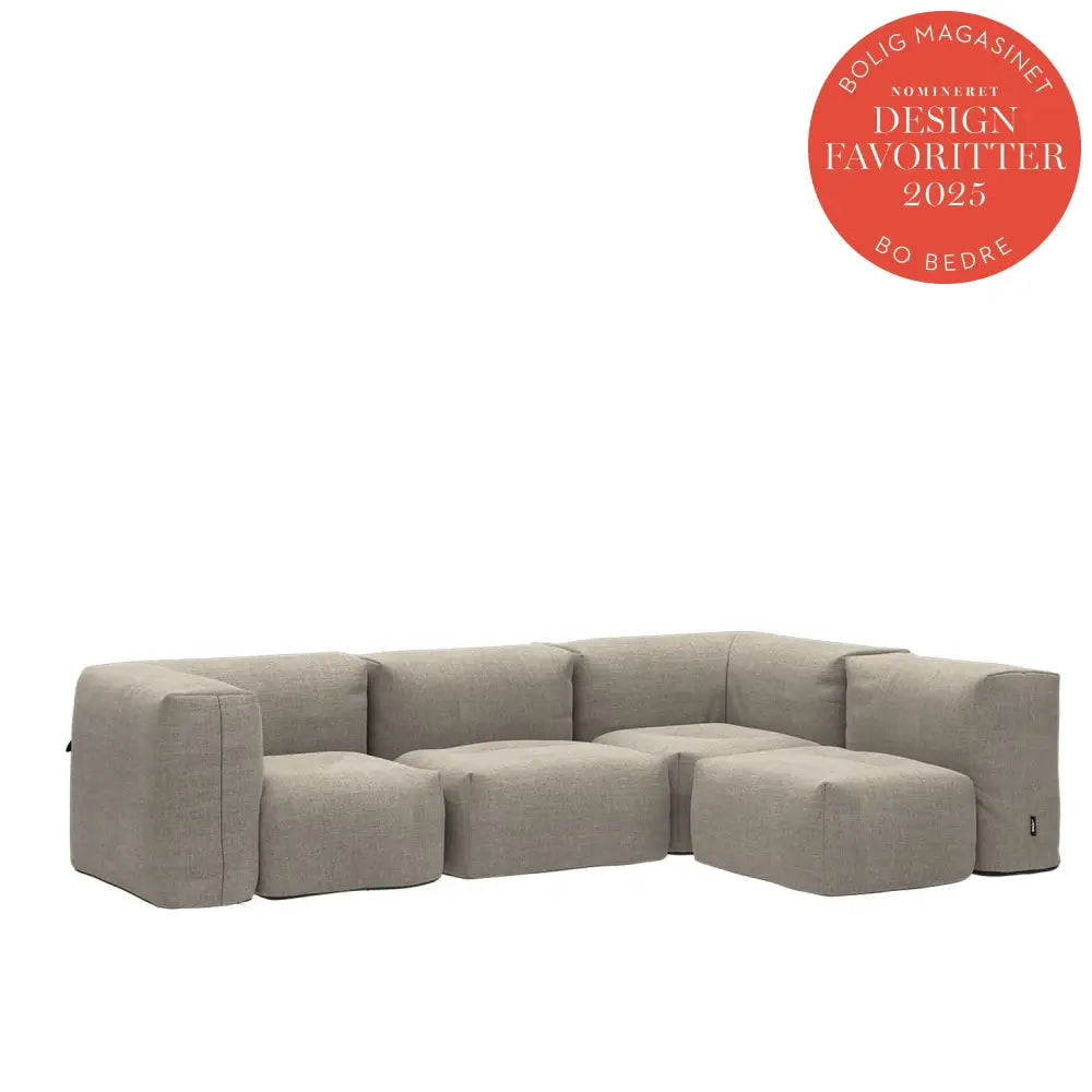 Soft lounge sofa - 4 Seater Corner Sofa Kirra Sand Outdoor lounge sofa