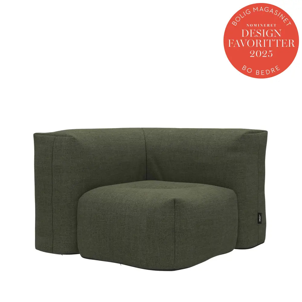 Soft lounge sofa - corner section Kirra Olive Outdoor lounge sofa