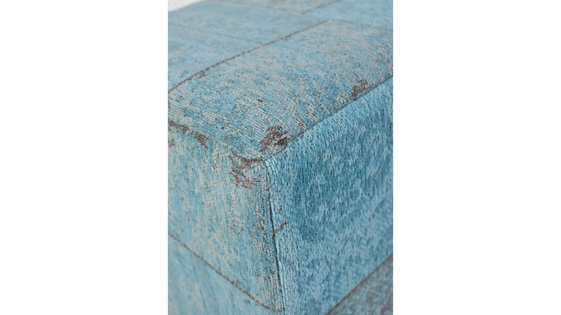 Undi pouf- exhibit (turquoise)