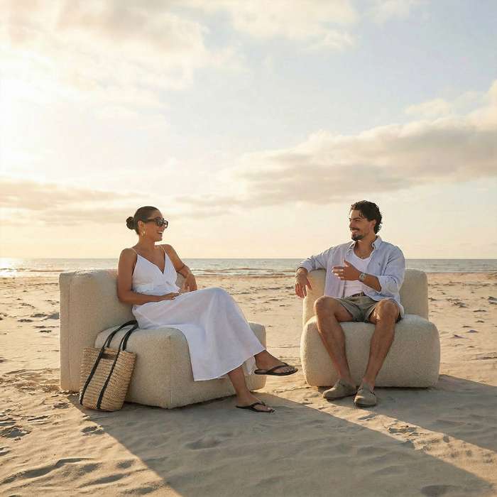 Soft lounge sofa - seat section