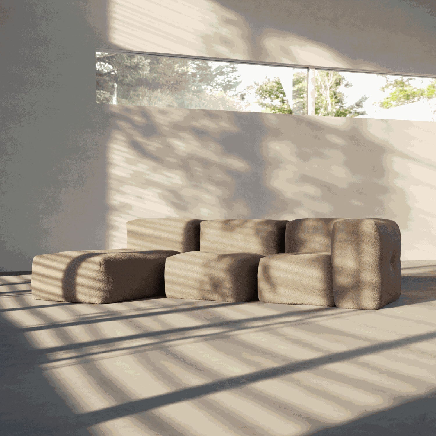 Modularna sedežna garnitura Soft - počivalnik