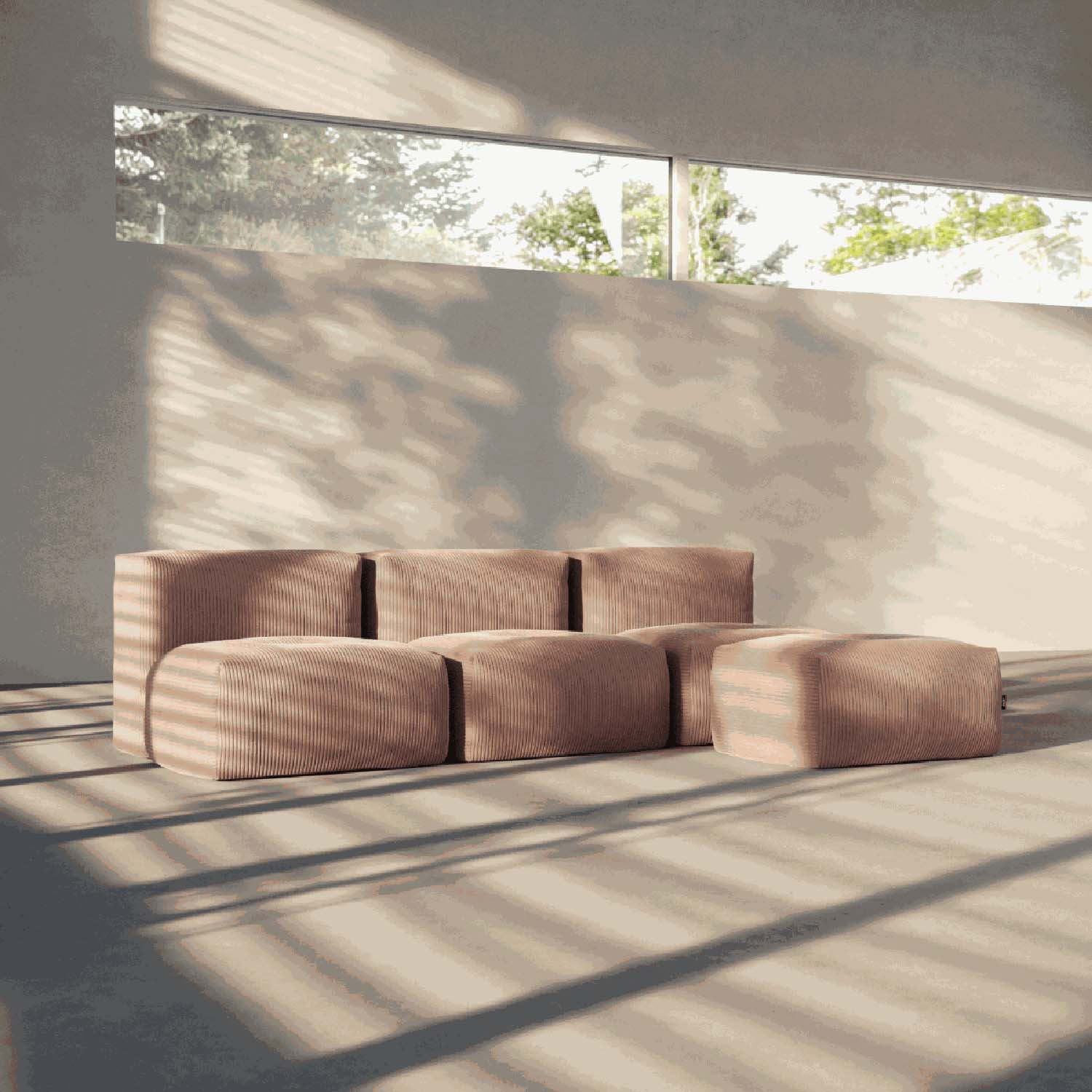 Modularna sedežna garnitura Soft - tabure