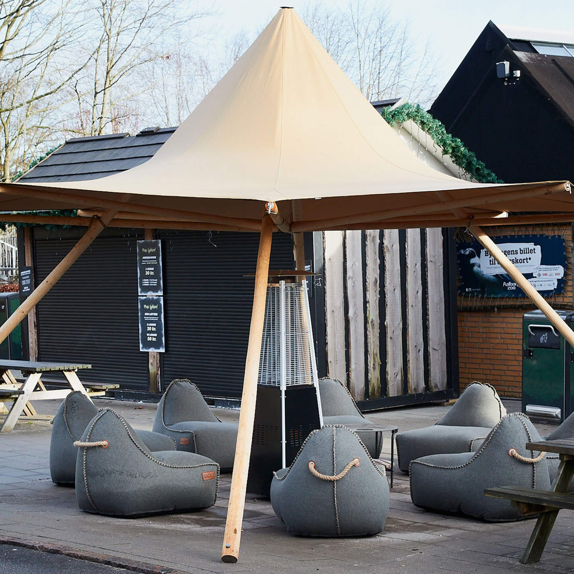 SACKit furniture is featured in ZOO Aalborg