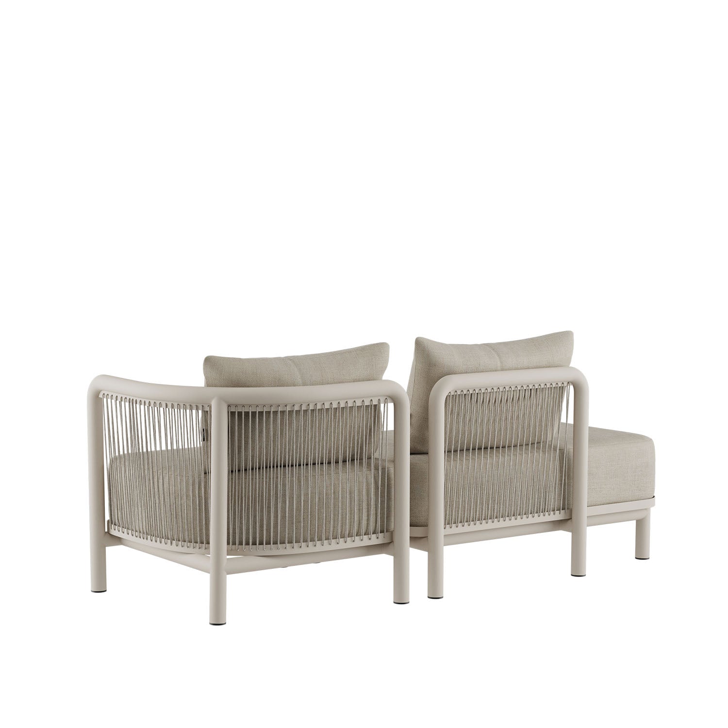 Kirra lounge sofa - 2 seater with open end
