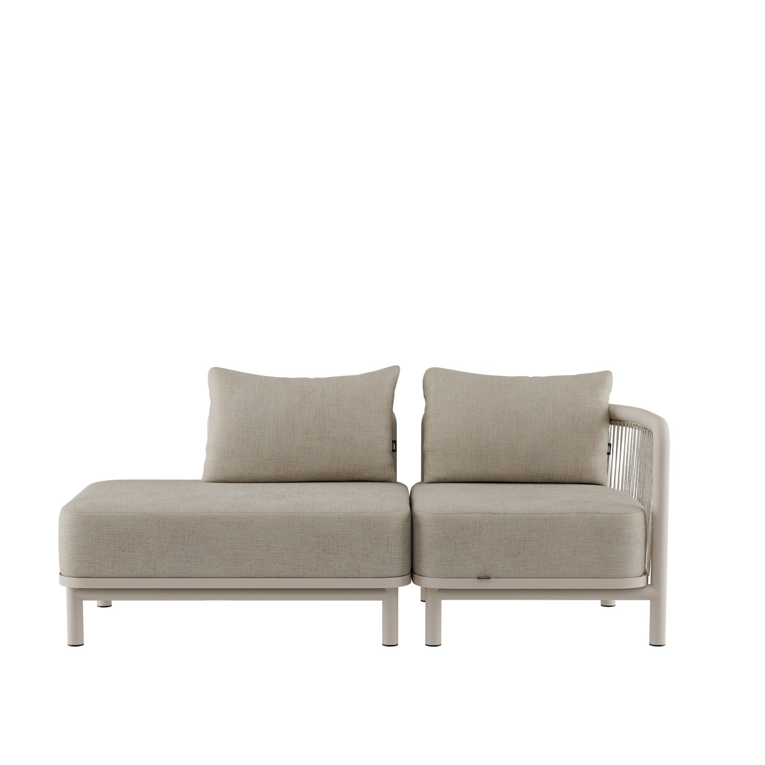 Kirra lounge sofa - 2 seater with open end