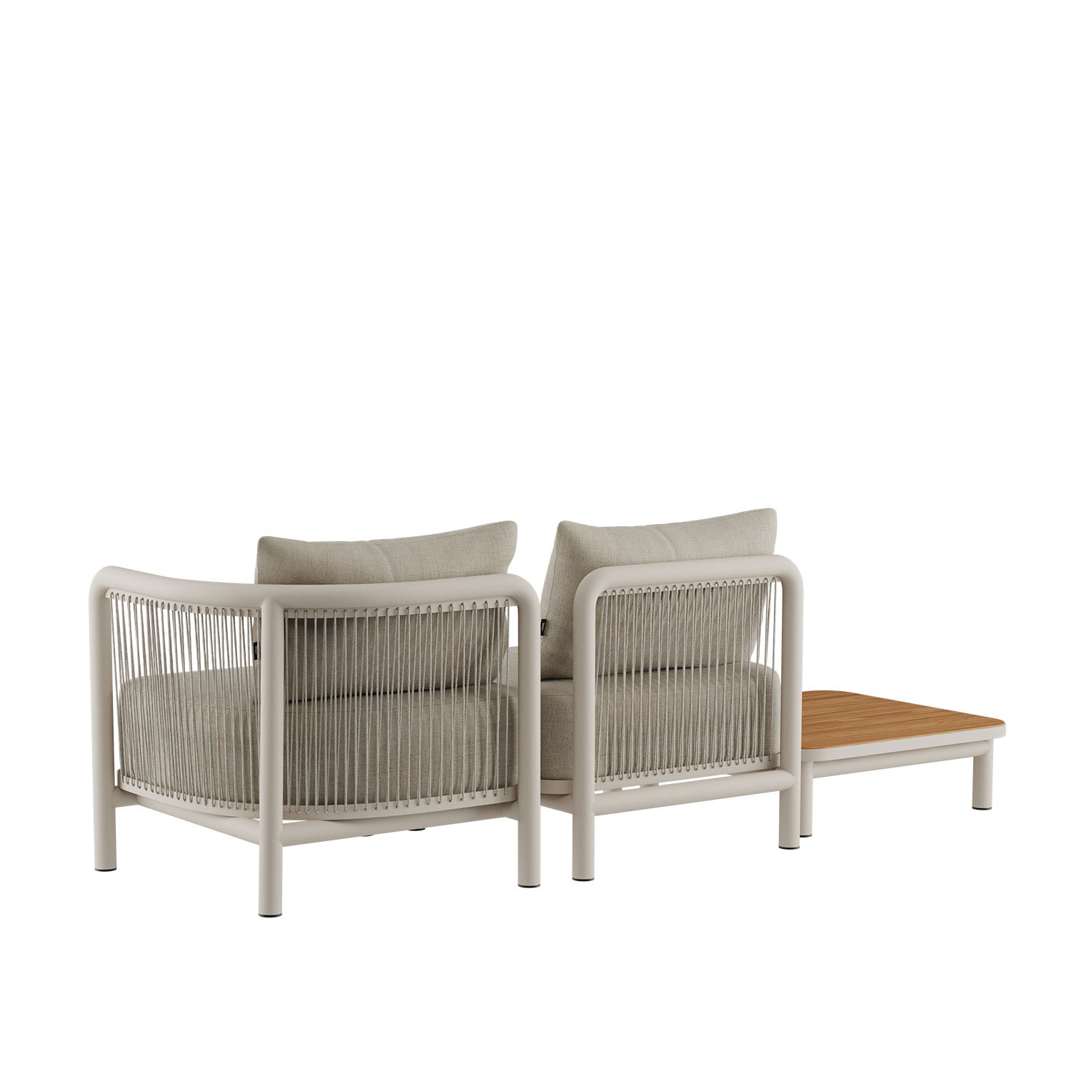 Kirra lounge sofa - 2 seater with with Kirra side table