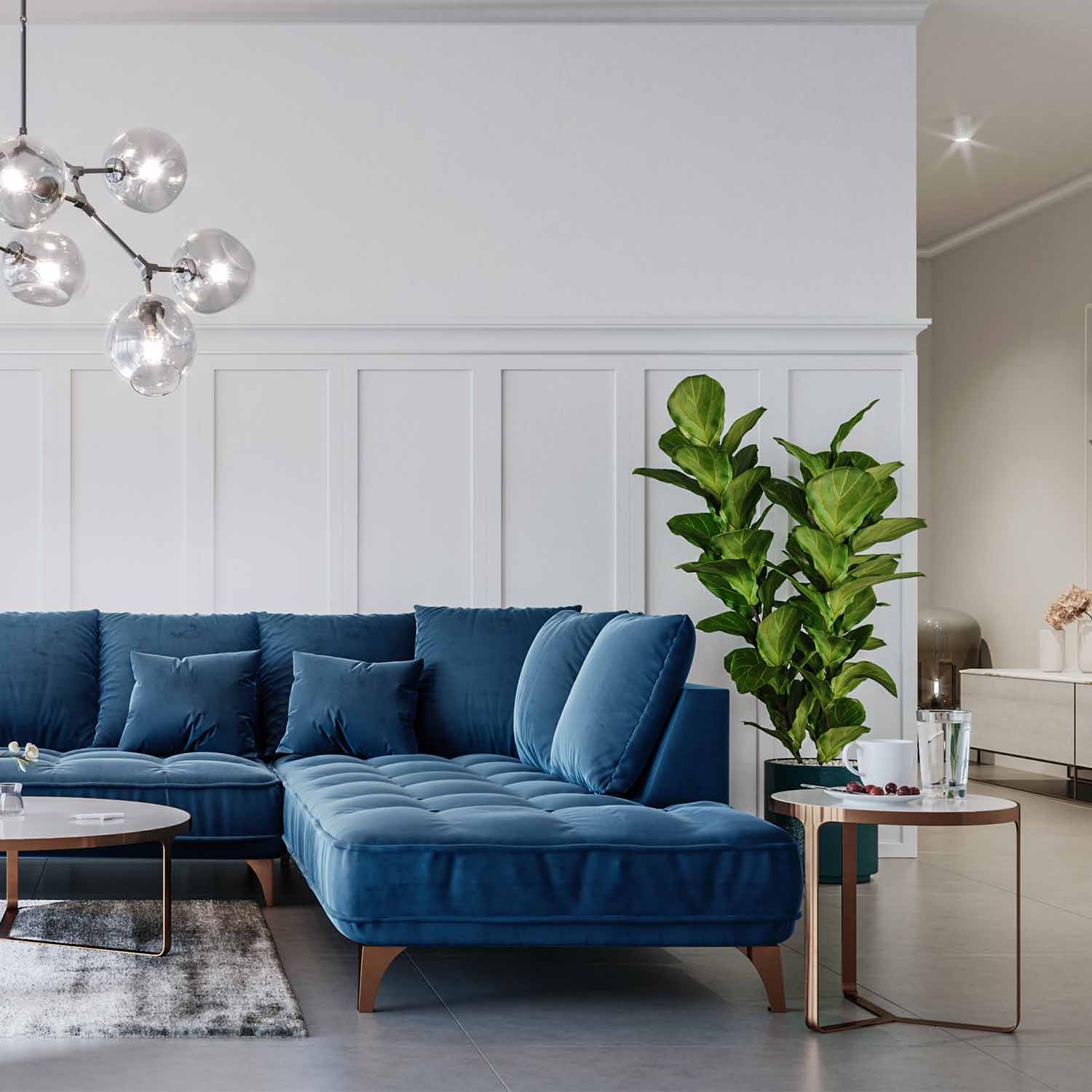 Belavio corner sofa