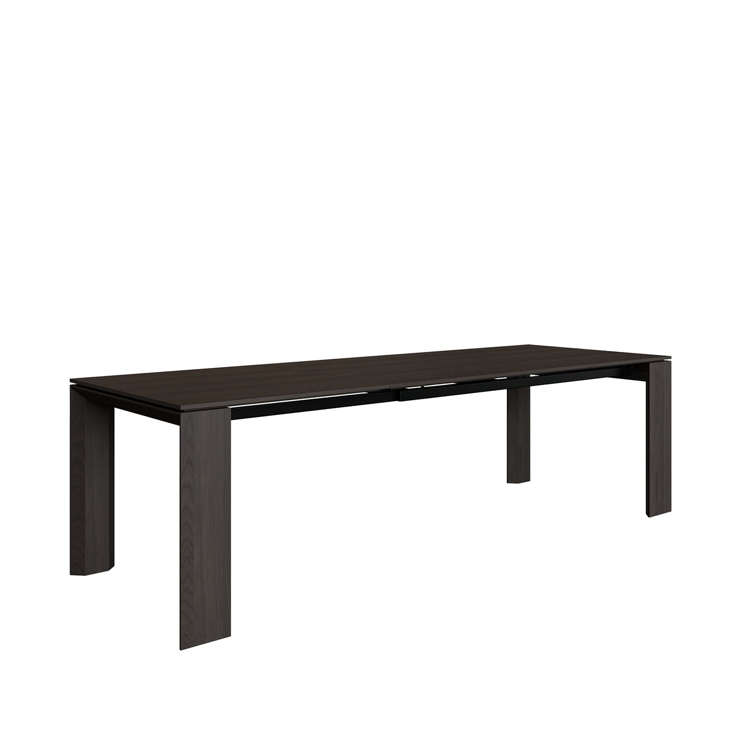 Olevano extension dining table - smoked oak - exhibit